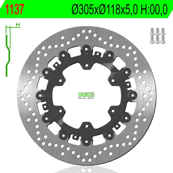 Disco Freno Ng 1137 305 X 118 X 5