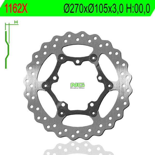 Disco Freno Ng Ondulado 1162X 270 X 105 X 3