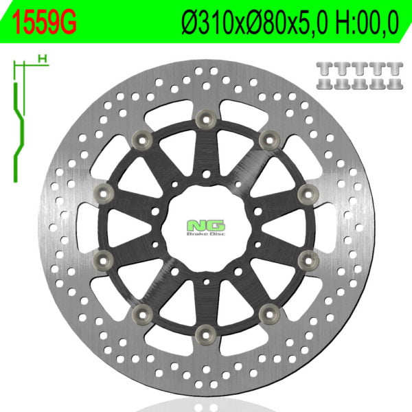 Disco Freno Ng 1559G 310X80X5.0