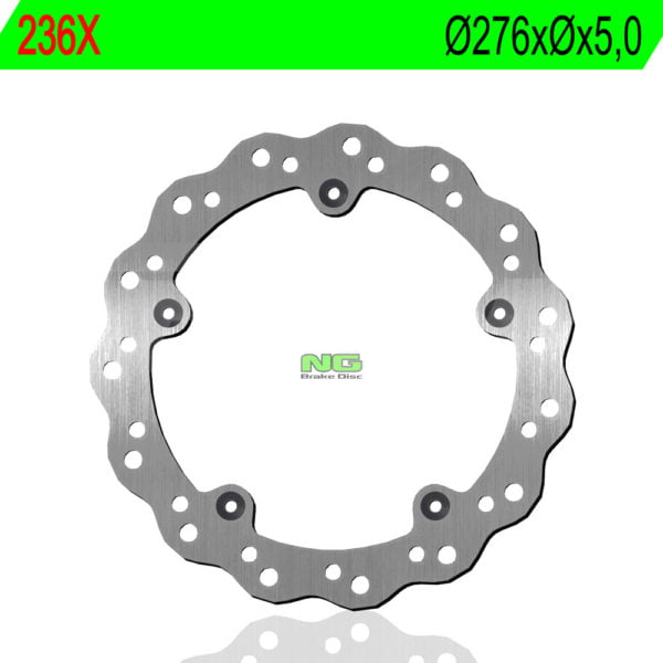 Disco de Freno para moto Ng Ondulado 236X 276 X 5