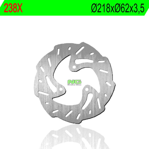 Disco de Freno para moto Ng Ondulado 238X 218 X 62 X 3.5