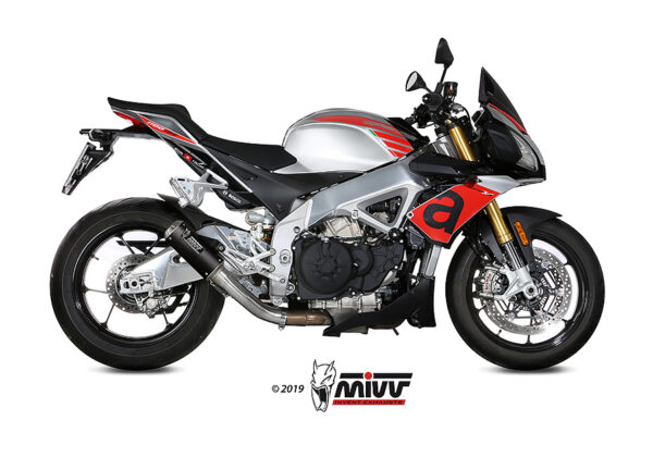 Escape Mivv Slip-On Mk3 carbono Aprilia Tuono V4 1100 2018-20