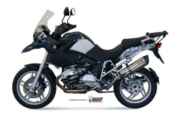 Escape Mivv Slip-On Suono St. Steel con tapa carbono BMW R 1200 GS / Adventure 2008-09