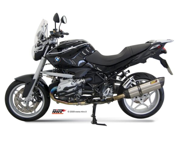 Escape Mivv Slip-On Suono St. Steel con tapa carbono BMW R 1200 R 2008-10