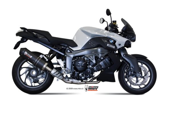 Escape Mivv Slip-On Oval carbono con tapa carbono BMW K 1300 R / S 2009-16