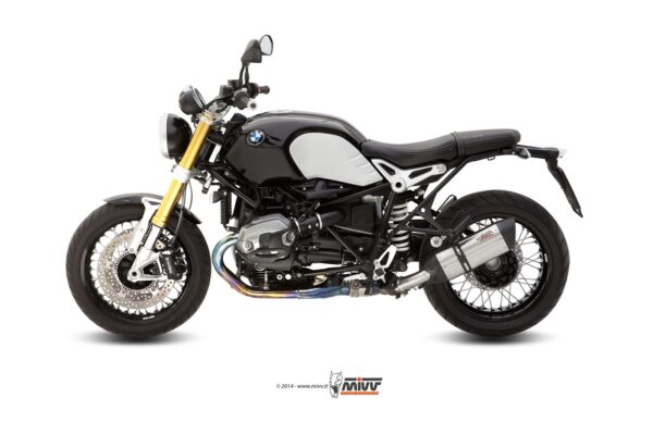 Escape Mivv Slip-On Suono St. Steel con tapa carbono BMW R Nine T 2014-23