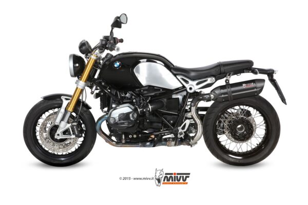 Escape Mivv Slip-On Suono black con tapa carbono BMW R Nine T 2014-23