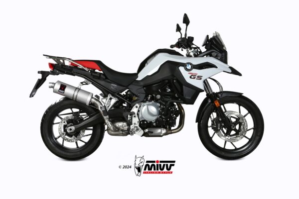 Escape Mivv SLIP-ON DAKAR ST. STEEL BMW F 750 GS / F 850 GS 2018-24