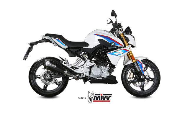 Escape Mivv Full system 1x1 Delta Race black BMW G 310 R 2018-24
