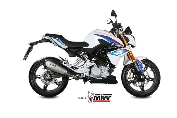 Escape Mivv Full system 1x1 Delta Race St. Steel BMW G 310 R 2018-24