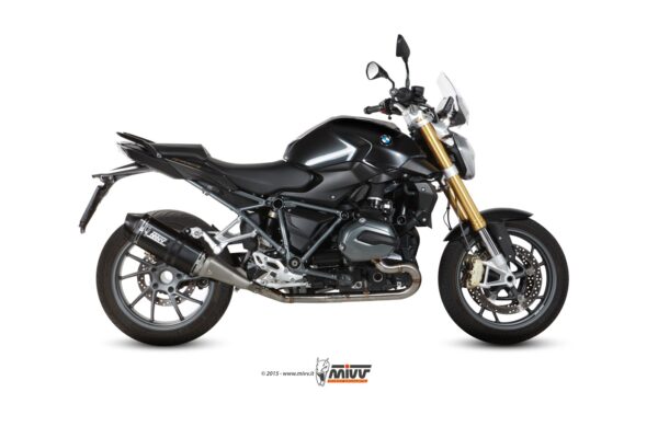 Escape Mivv Slip-On Speed edge black BMW R 1200 R / RS 2015-18