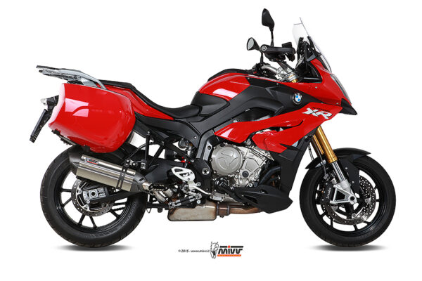Escape Mivv Slip-On Suono St. Steel con tapa carbono BMW S 1000 XR 2015-19