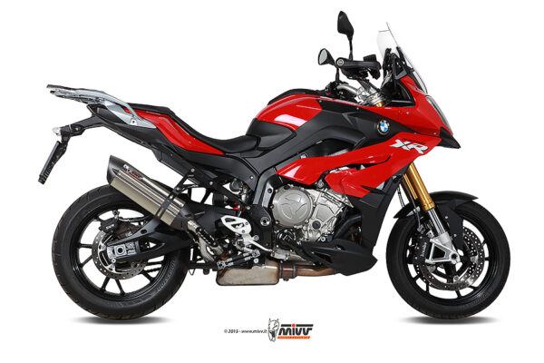 Escape Mivv Slip-On Suono St. Steel con tapa carbono BMW S 1000 XR 2015-19