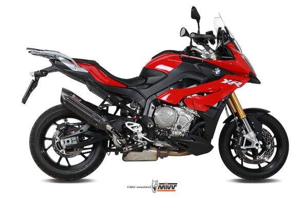 Escape Mivv Slip-On Suono black con tapa carbono BMW S 1000 XR 2015-19