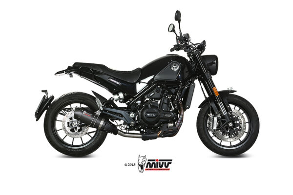 Escape Mivv Tubo no kat (compatible con silenciadores Escape Mivv Suono y Oval) Benelli Leoncino 2017-24