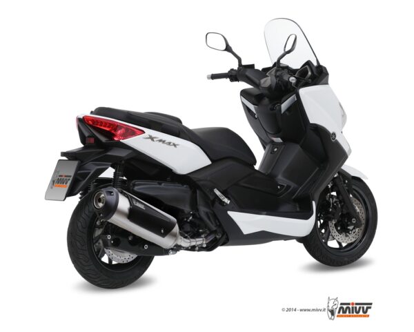 Escape Mivv Slip-On Urban St. Steel Yamaha X-MAX 400 2013-16