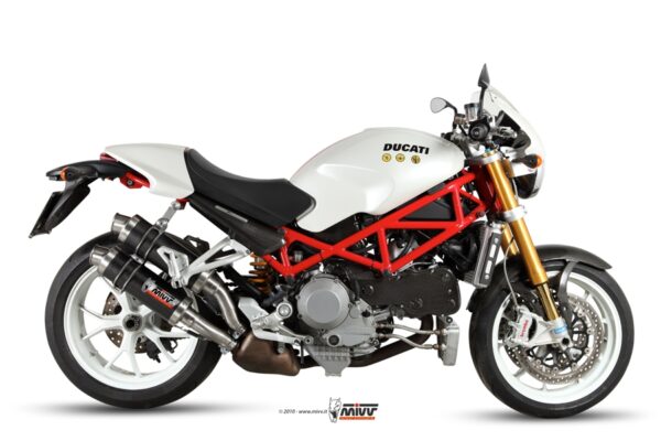 Escape Mivv 2 Slip-On GP carbon Ducati Monster S4Rs 2006-08