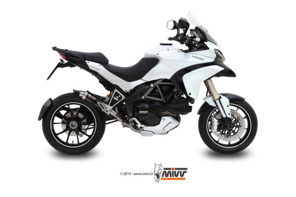 Escape Mivv Slip-On GP black Ducati Multistrada 1200 2010-14