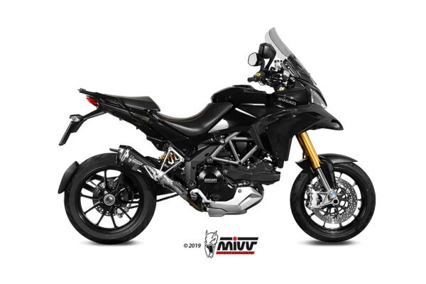 Escape Mivv Slip-On Delta Race black Ducati Multistrada 1200 2010-14