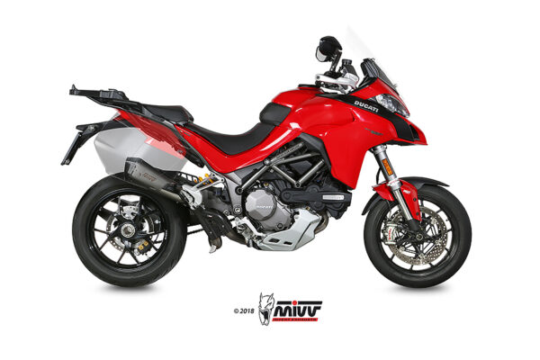 Escape Mivv Slip-On Delta Race St. Steel Ducati Multistrada 1200 2015-17 / Multistrada 1260 2018-20