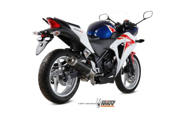 Escape Mivv Slip-On GP black Honda CBR 250 R 2011-14