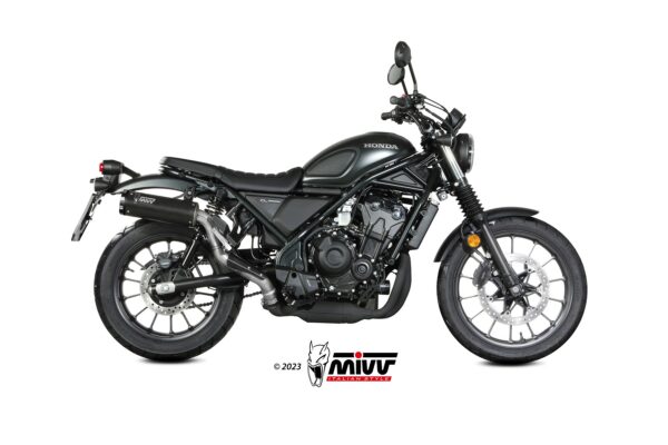 Escape Mivv SLIP-ON HR-1 BLACK HONDA CL 500 2023-24
