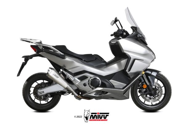 Escape Mivv Slip-On Delta Race St. Steel Honda Forza 750 2021-24