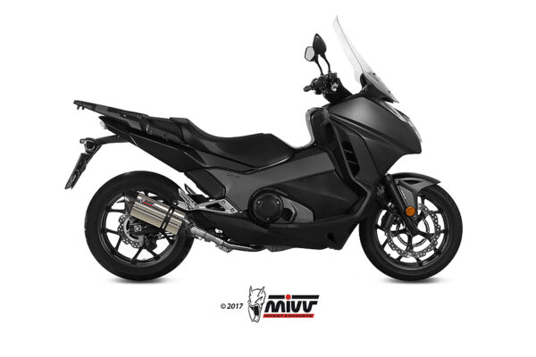 Escape Mivv Slip-On Suono St. Steel con tapa carbono Honda Integra 750 2016-20 / NC 750 S / X 2016-22