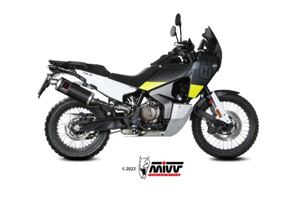 Escape Mivv Slip-On Dakar black Husqvarna Norden 901 2022-24