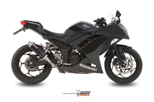 Escape Mivv Slip-On GP black Kawasaki Ninja 300 2013-16 / Z300 2015-16