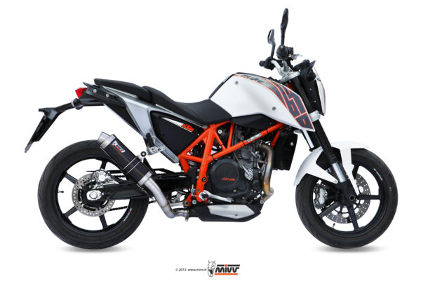 Escape Mivv Slip-On GP black KTM 690 Duke 2012-18