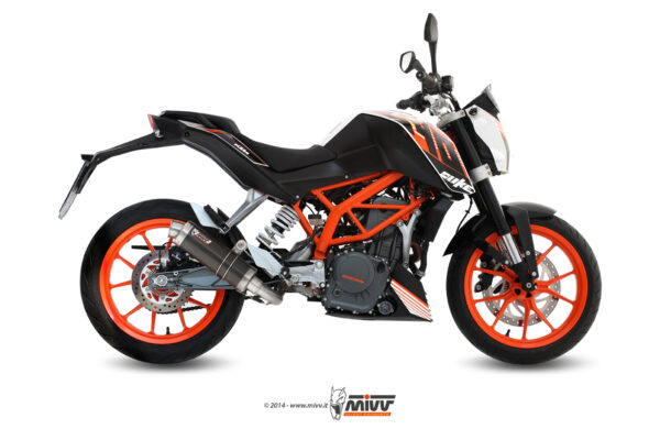 Escape Mivv Full system 1x1 GP carbon KTM 390 Duke 2013-16