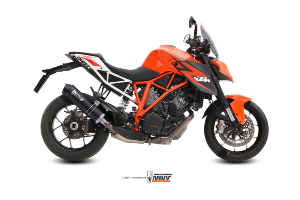 Escape Mivv Slip-On Oval carbono con tapa carbono KTM 1290 Superduke 2014-19