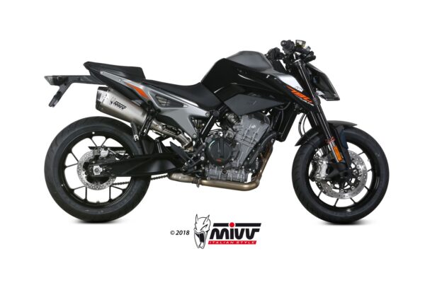 Escape Mivv Slip-On Delta Race St. Steel KTM 790 Duke 2018-20 / 890 Duke 2020-23