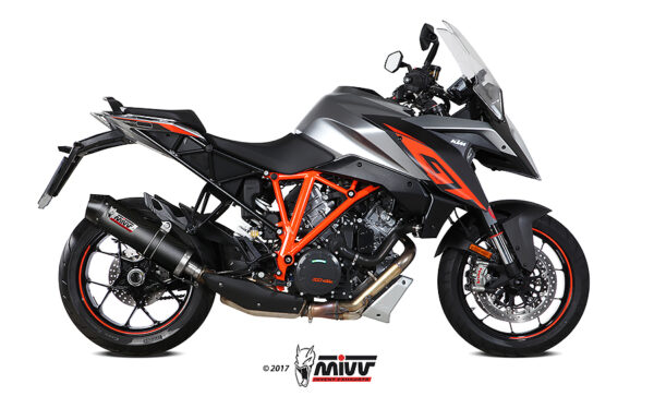 Escape Mivv Slip-On Oval carbono con tapa carbono KTM 1290 Superduke GT 2016-24