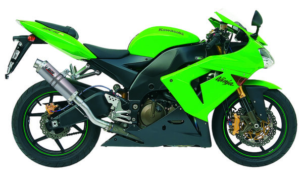 Escape Mivv Slip-On GP titan Kawasaki ZX-10 R 2004-05