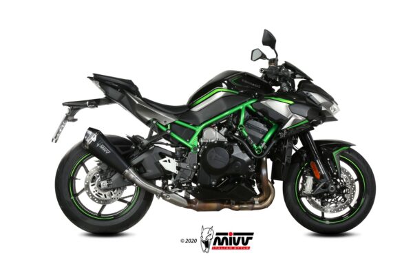 Escape Mivv Slip-On Delta Race black Kawasaki Z H2 / SE 2020-21