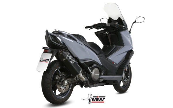 Escape Mivv Slip-On Speed edge black Kymco AK550 2017-20