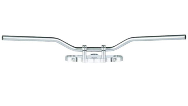 Manillar TRW acero 22 mm Supebike Confort plateado