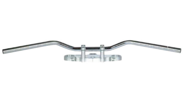 Manillar TRW acero 22 mm Superbike Sportive plateado