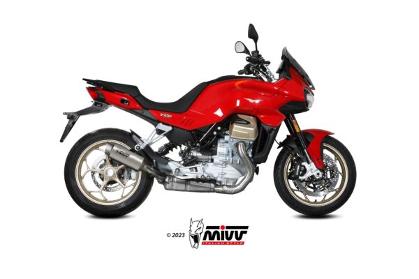 Escape Mivv Slip-On GP Pro titanium Moto Guzzi V100 Mandello 2022-24