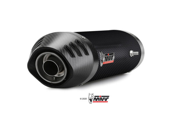 Escape Mivv Slip-On Oval carbono con tapa carbono Honda CBR 1000 RR 2006-07