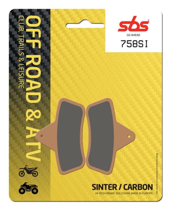 Pastilla de freno SBS P758-SI