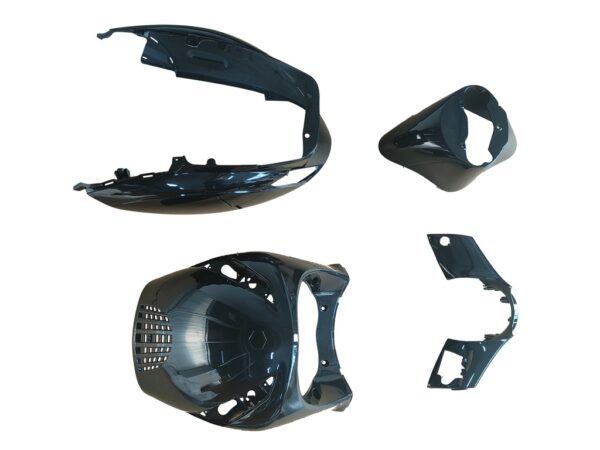 Carenado Piaggio Zip 50 -  Negro Brillo 4 piezas
