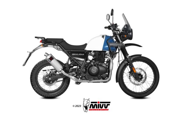 Escape Mivv SLIP-ON DAKAR ST. STEEL ROYAL ENFIELD HIMALAYAN 2021-23