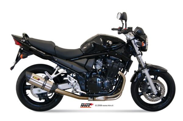 Escape Mivv Slip-On Suono St. Steel con tapa carbono Suzuki GSF 650 Bandit 2005-06