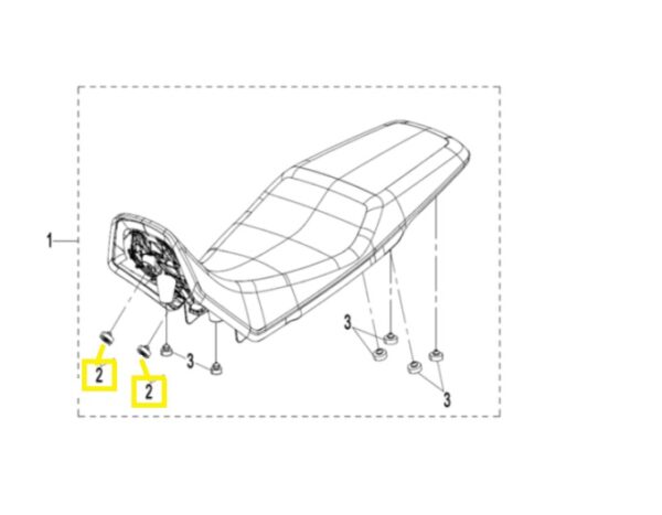 GOMA ASIENTO CFMOTO 450MT