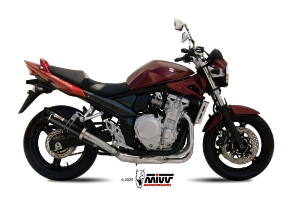 Escape Mivv Slip-On GP carbon con tapa carbono Suzuki GSF 650 Bandit 2007-15 / GSX 650 F 2008-15