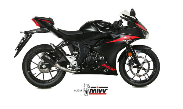 Escape Mivv Full system 1x1 MK3 carbono Suzuki GSX-R 125 / GSX-S 125 2017-20