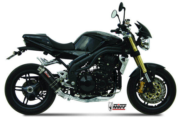 Escape Mivv Slip-On GP carbon Triumph Speed Triple 2005-06